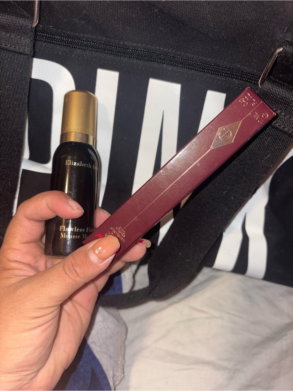 Elizabeth Arden Mousse in Black & Gold Bottle with Burgundy Box